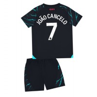 Manchester City Joao Cancelo #7 Fußballbekleidung 3rd trikot Kinder 2023-24 Kurzarm (+ kurze hosen)